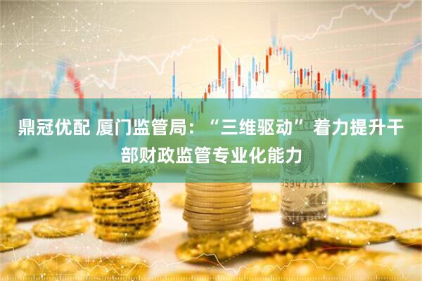 鼎冠优配 厦门监管局：“三维驱动” 着力提升干部财政监管专业化能力