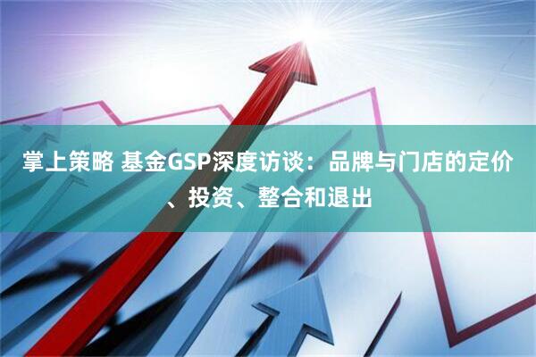 掌上策略 基金GSP深度访谈：品牌与门店的定价、投资、整合和退出