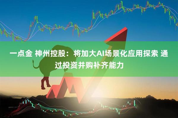 一点金 神州控股：将加大AI场景化应用探索 通过投资并购补齐能力